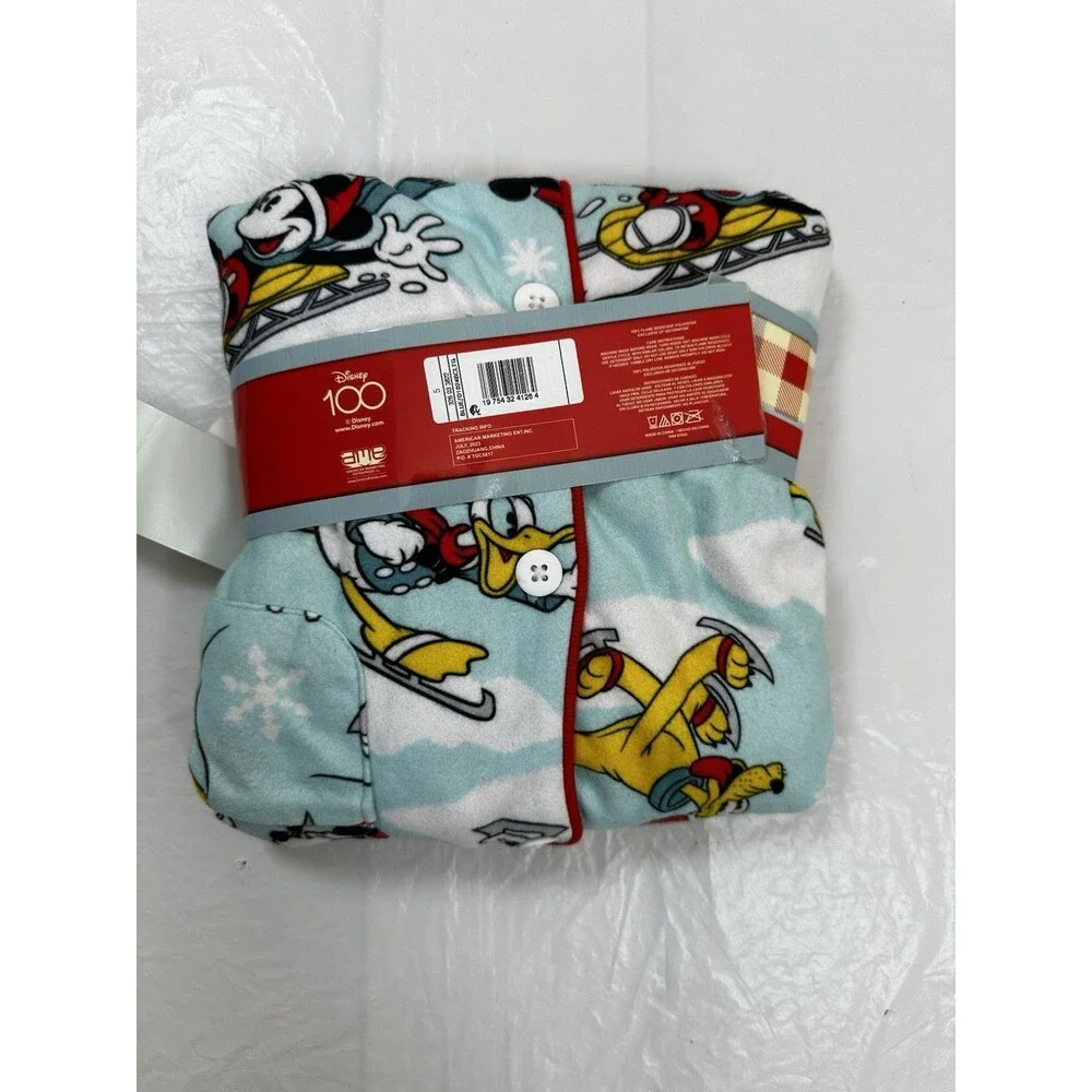 Disney 100 Retro Reimagined  Character Family Sleep Matching Pj's Set Size 5